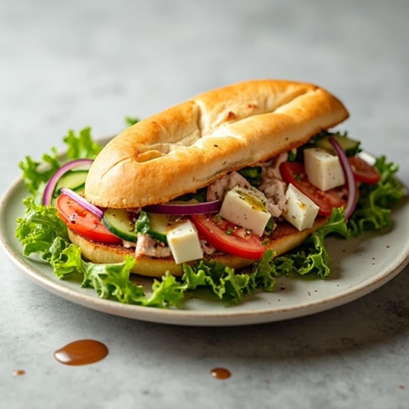Chopped Turkey and Provolone Sub Salad