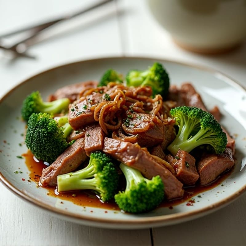 Ginger-Garlic Beef and Broccoli Stir-Fry