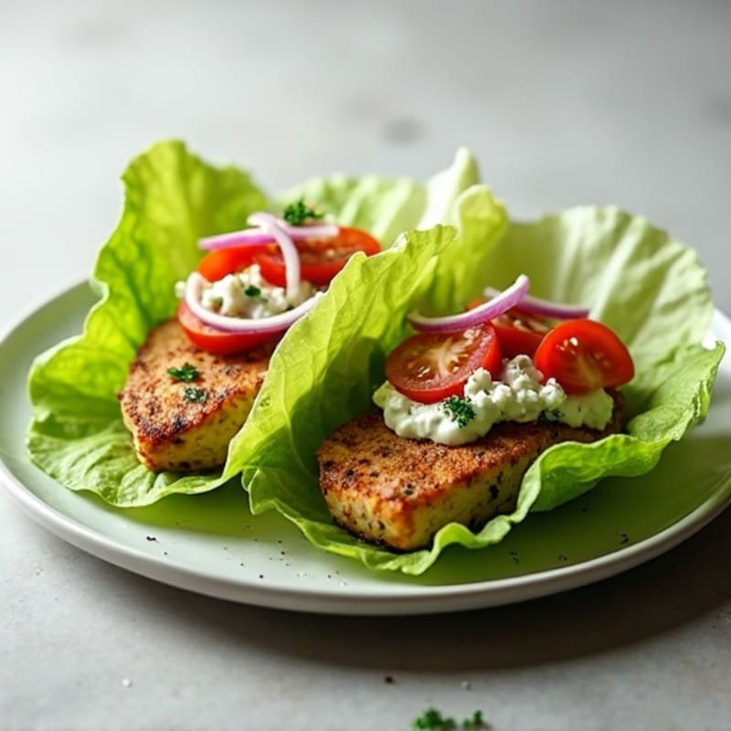 Herb-Grilled Chicken Lettuce Wrap