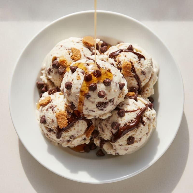 Greek Yogurt Chocolate Chip Cheesecake Ice Cream