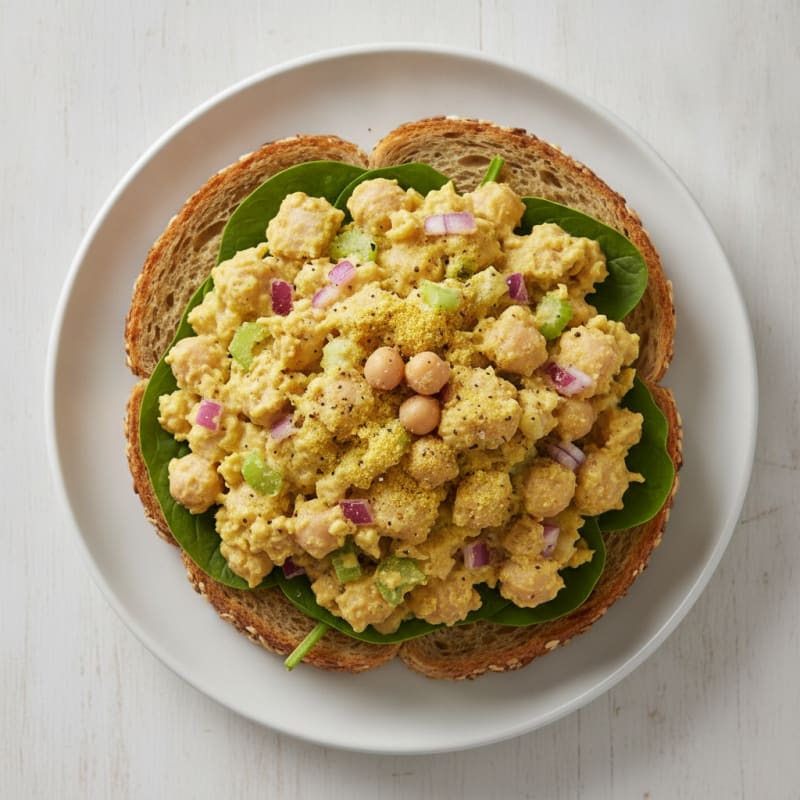 Garbanzo Bean Salad Sandwich Filling