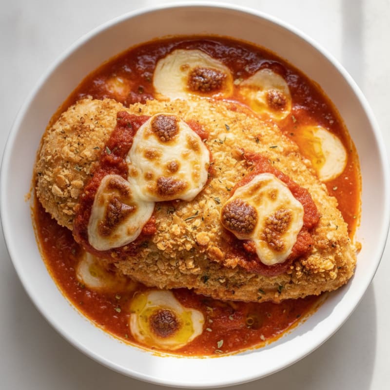 Baked Chicken Parmesan with Marinara