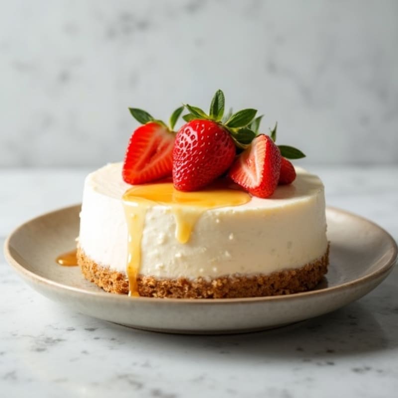 Creamy Greek Yogurt Protein Cheesecake