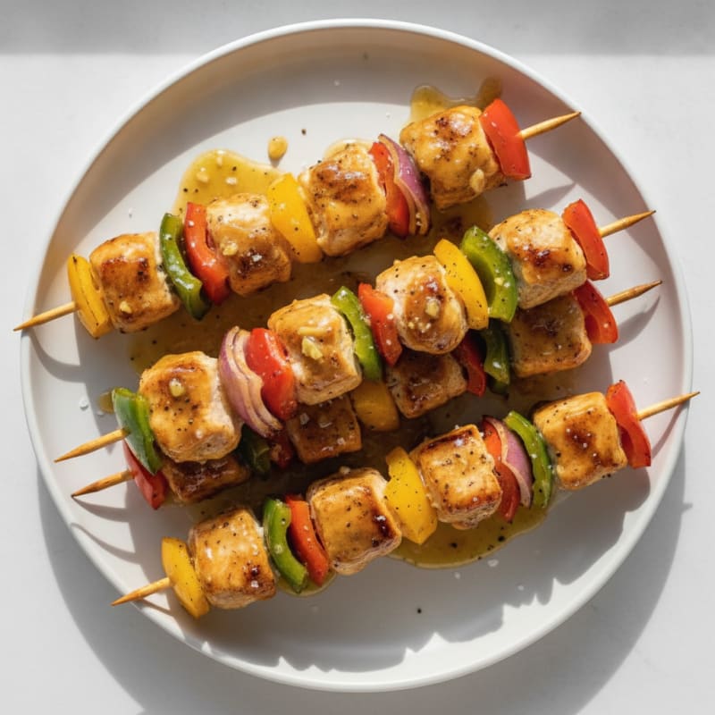 Mountain Dew Glazed Chicken Skewers