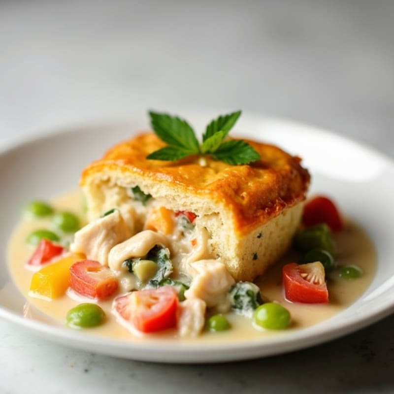 Creamy Chicken and Vegetable Pot Pie