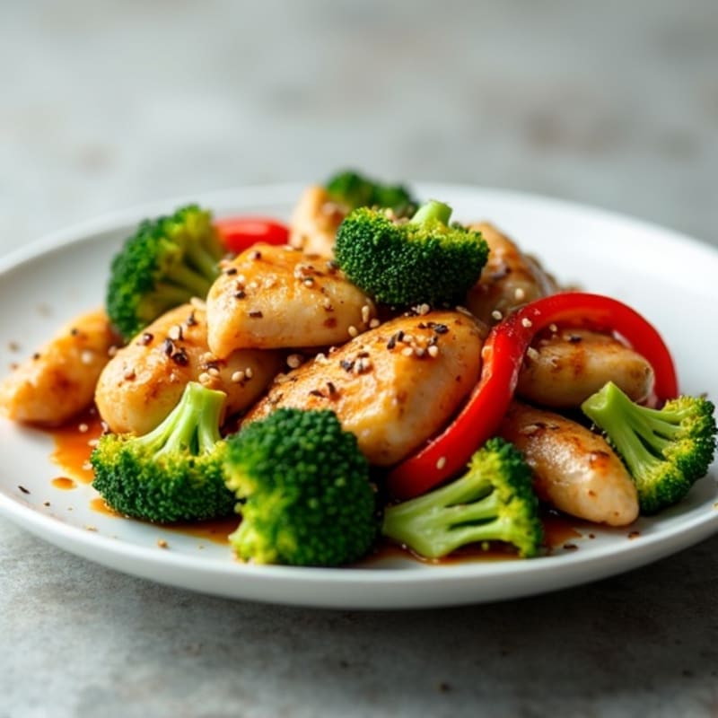 Sesame-Ginger Chicken and Broccoli Stir-Fry