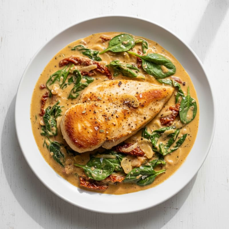Creamy Tuscan Chicken Skillet