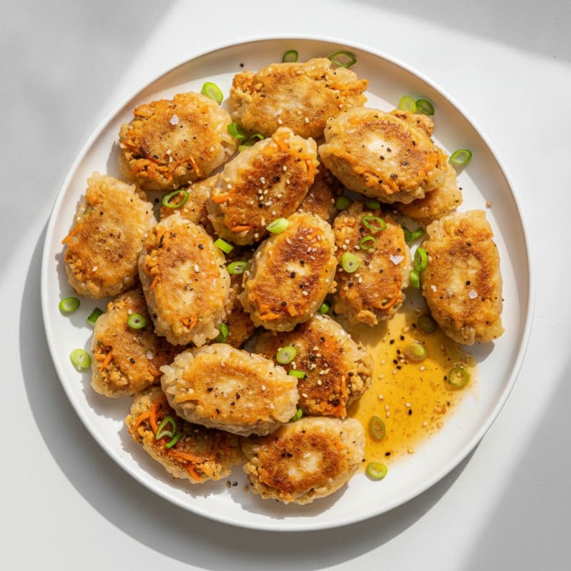 Spiced Ground Chicken Rice Paper Poppers