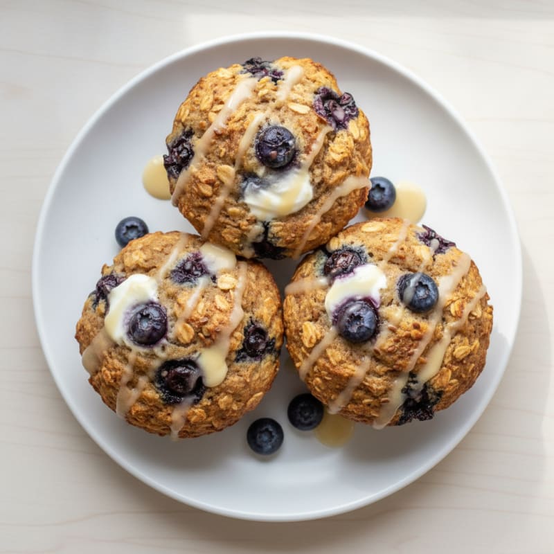 High-Protein Berry Breakfast Muffins