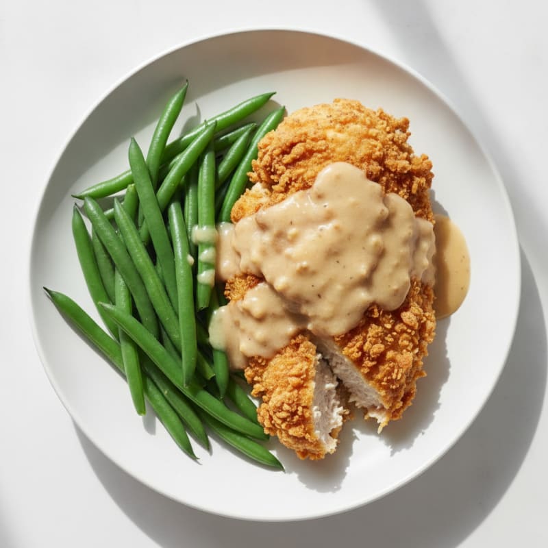 Buttermilk Fried Chicken with Creamy Gravy