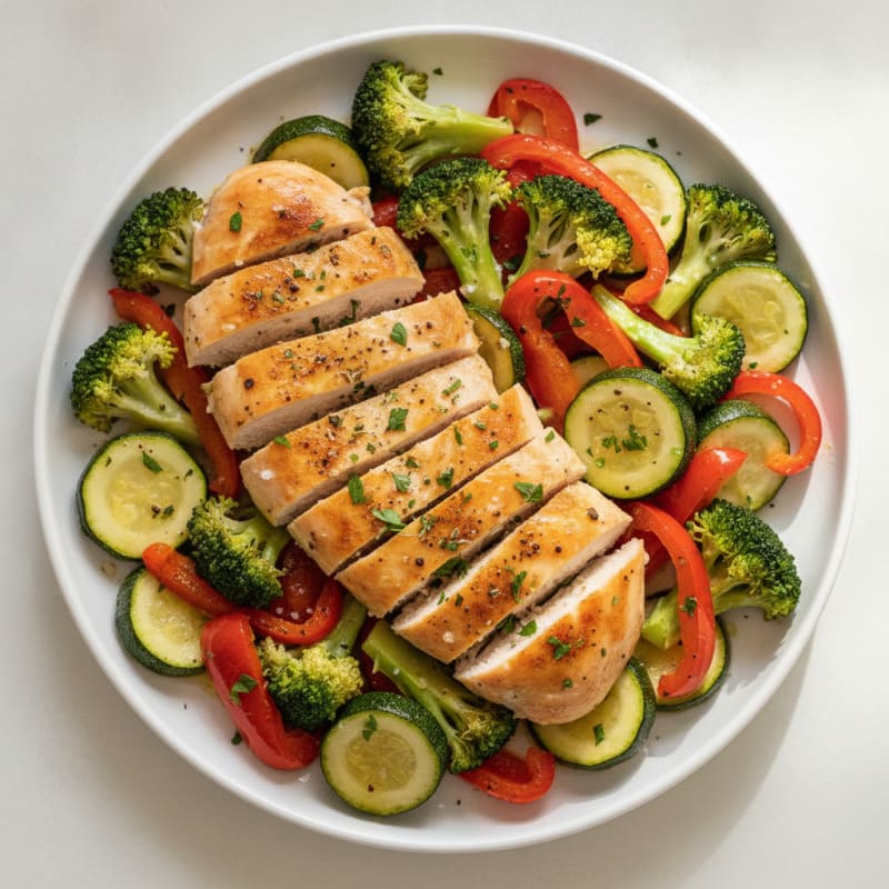 Sheet Pan Lemon Herb Chicken and Veggies