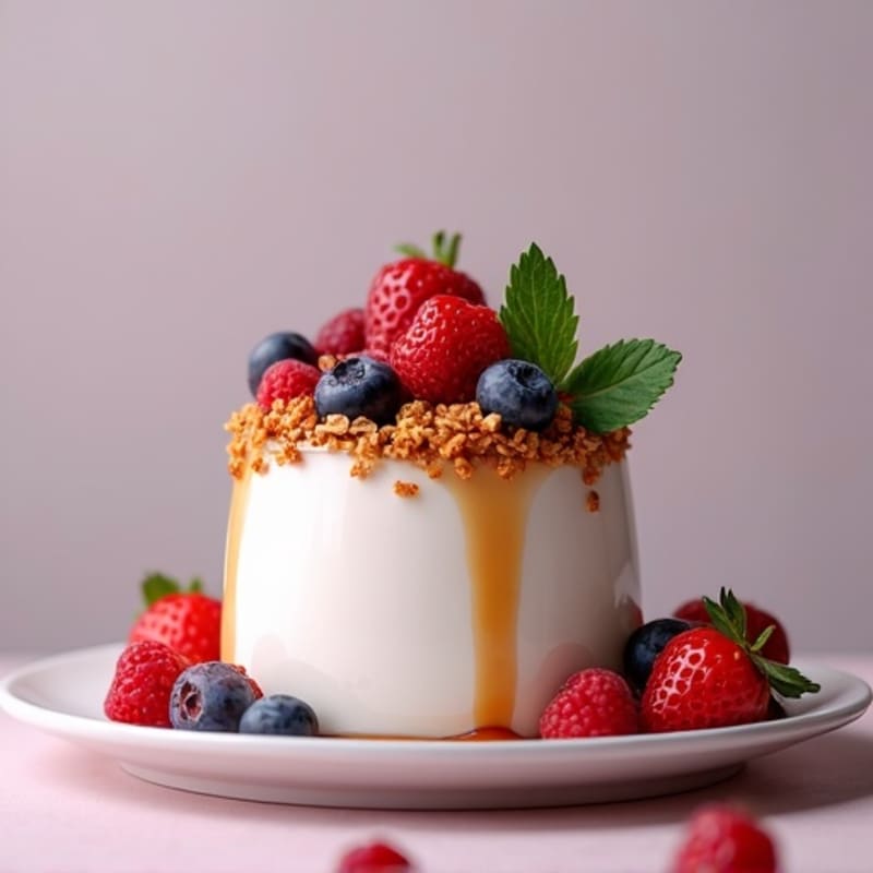 Silky Greek Yogurt Berry Protein Parfait