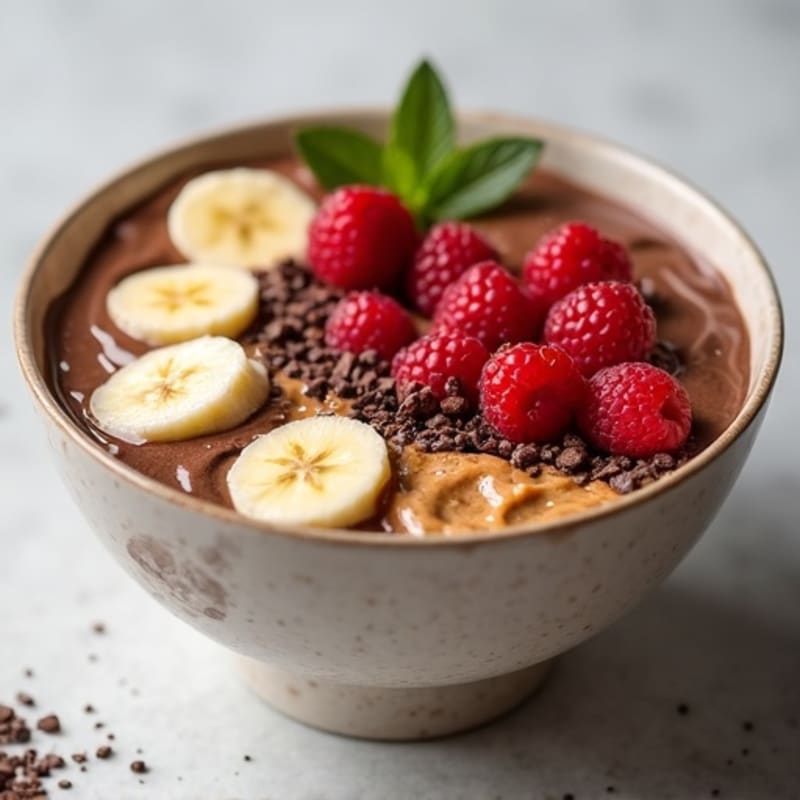 Silky Chocolate Protein Yogurt Bowl