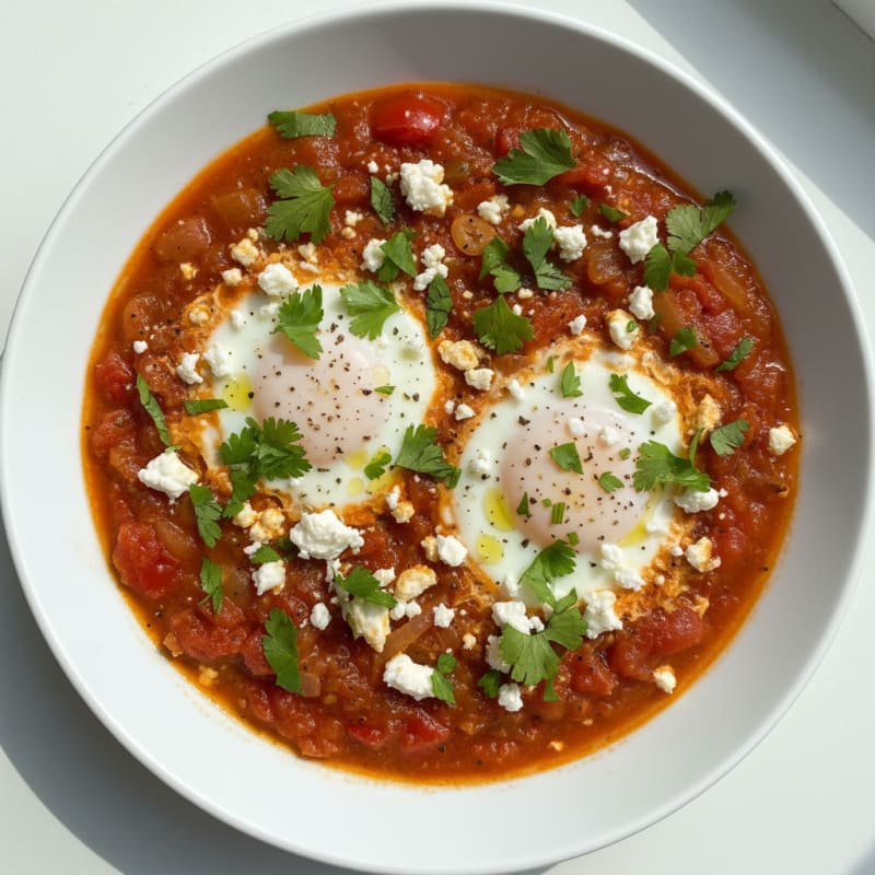 Shakshuka with Feta and Herbs