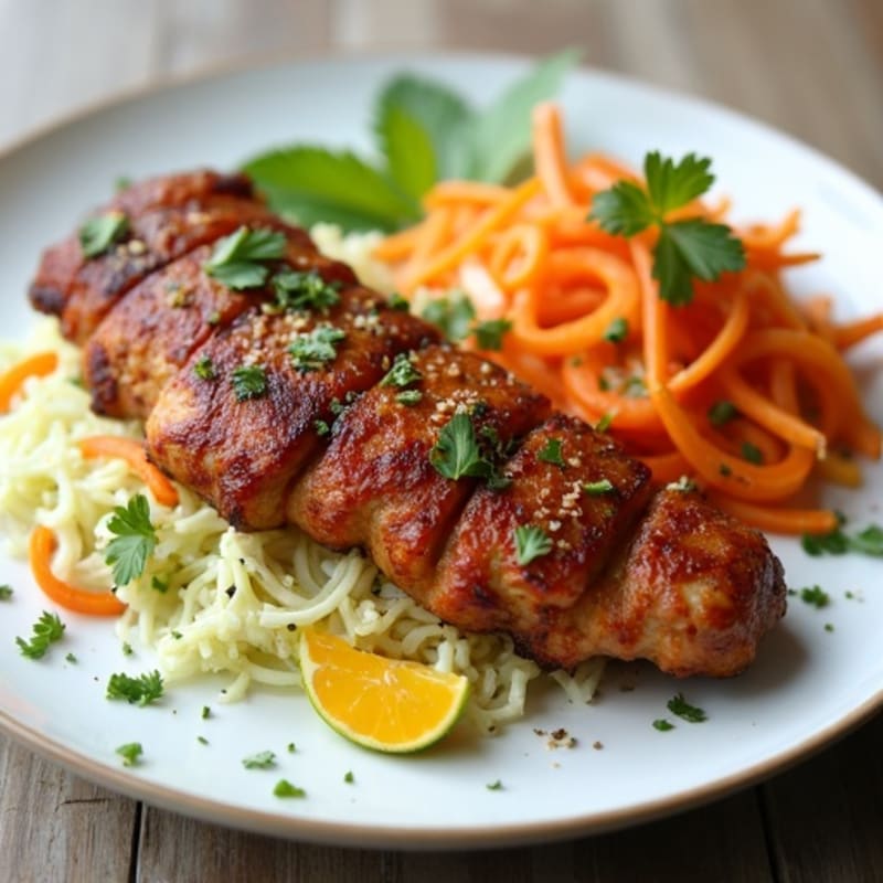 Crispy Slow-Cooked Pork with Fresh Citrus Slaw