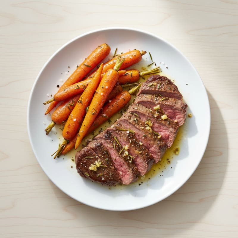 Tender Lemon-Herb Roasted Beef with Carrots
