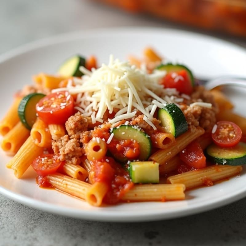 Protein-Packed Turkey and Veggie Baked Ziti