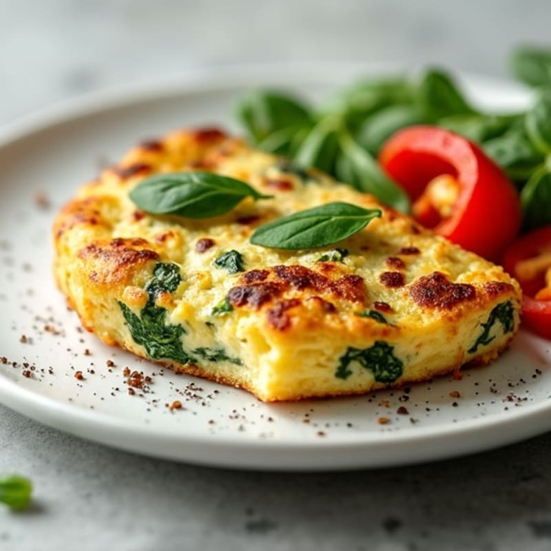Creamy Baked Ricotta and Spinach Frittata