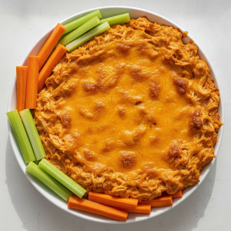 Buffalo Chicken Baked Dip