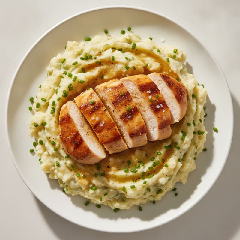 Garlic Herb Mashed Potatoes