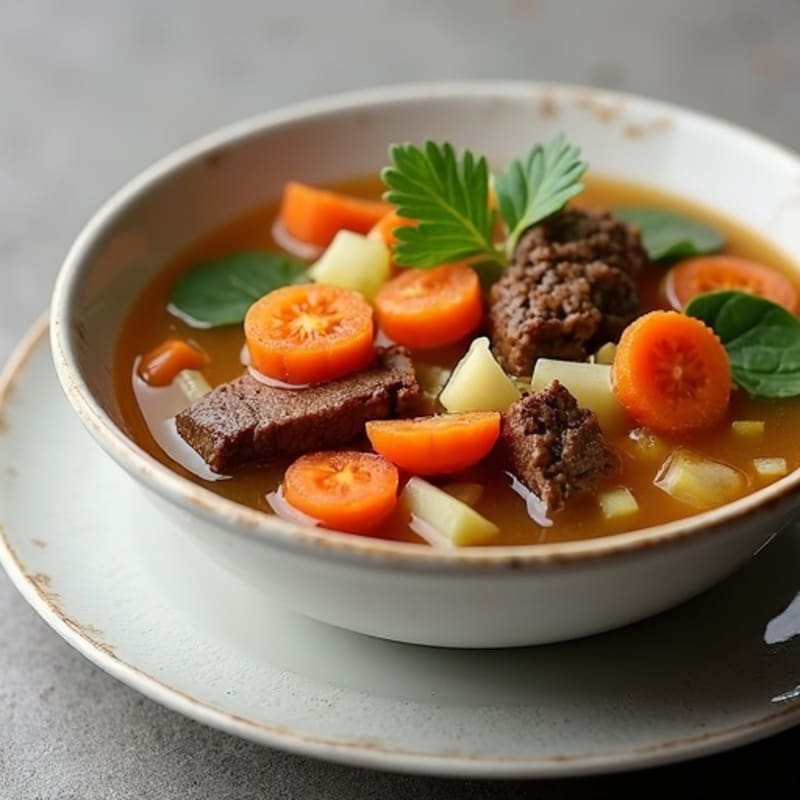 Hearty Beef and Vegetable Soup