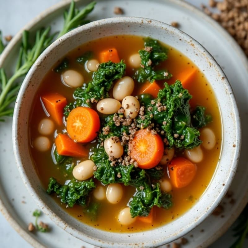 Hearty Kale and White Bean Soup