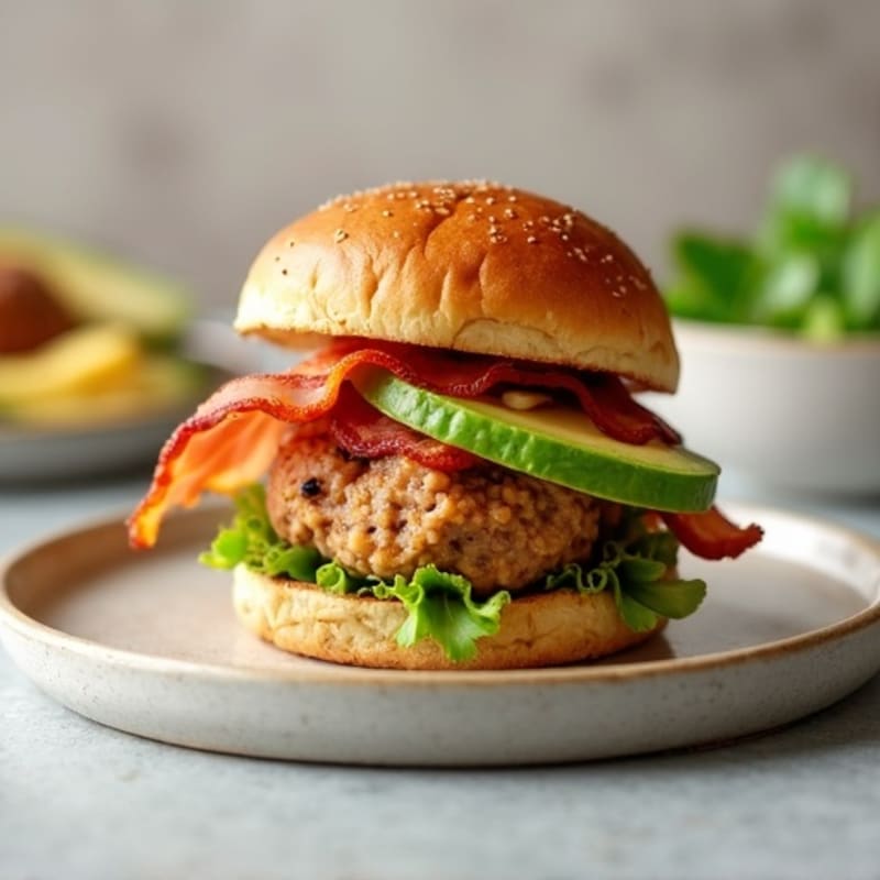 Bacon-Wrapped Jalapeño Turkey Sliders with Avocado