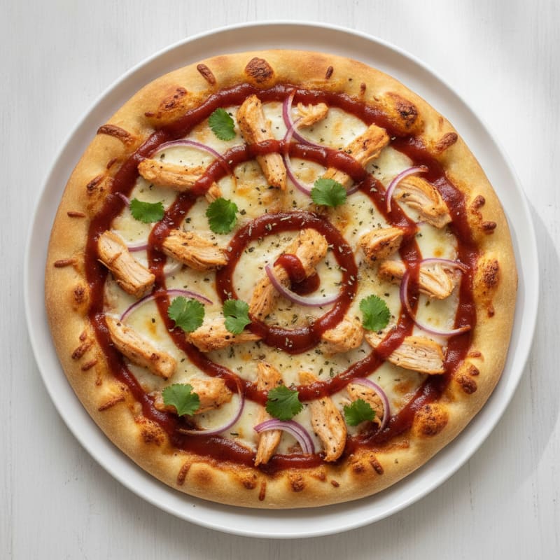 High-Protein BBQ Chicken Pizza