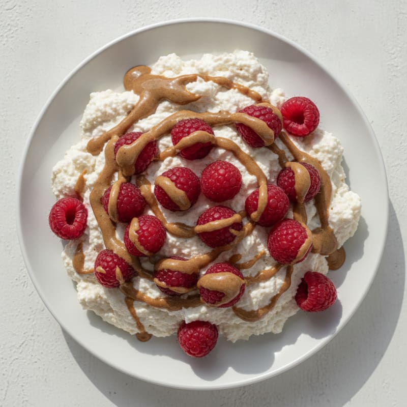 Silky Greek Yogurt Protein Mousse with Berries