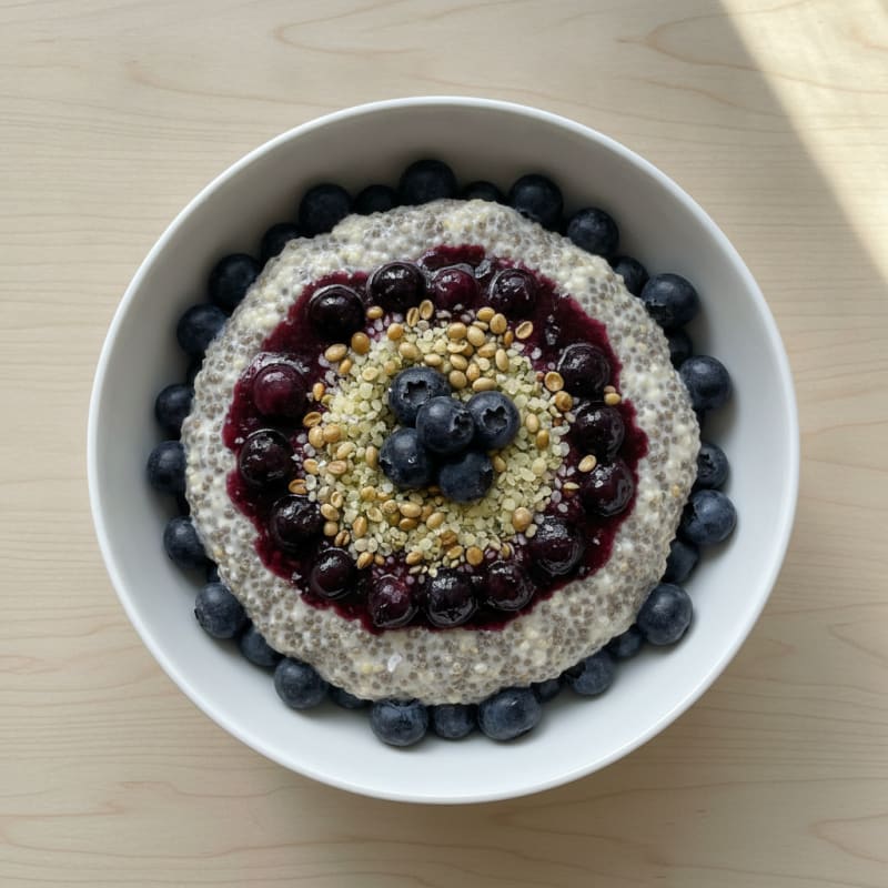 Berry Chia Seed Breakfast Parfait