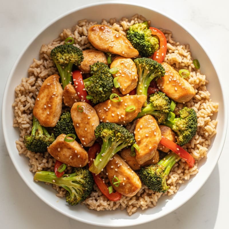 Teriyaki Chicken and Broccoli Stir-Fry