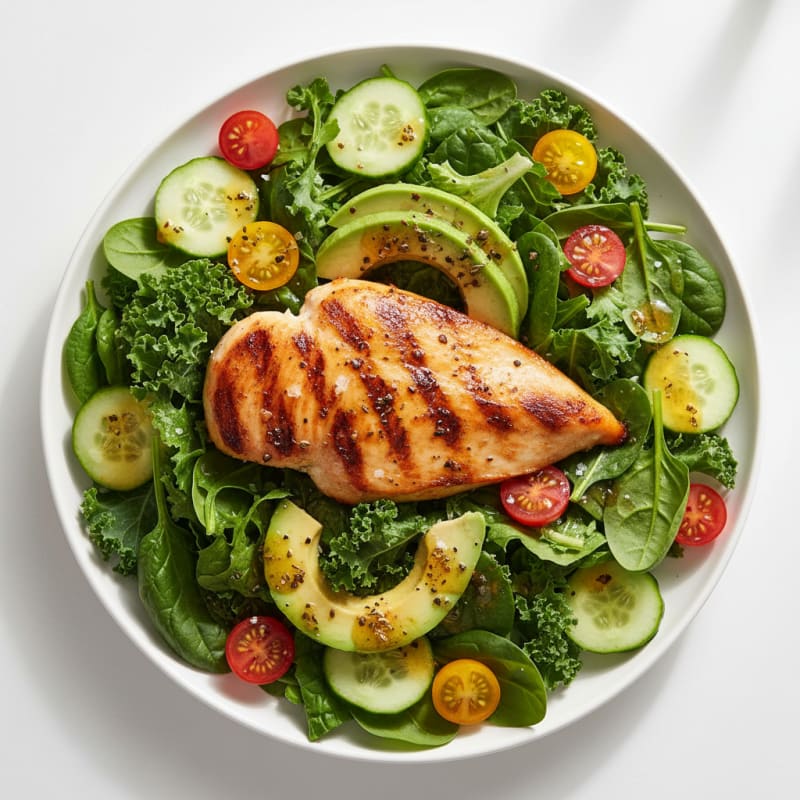 Garden Greens with Lemon-Herb Vinaigrette