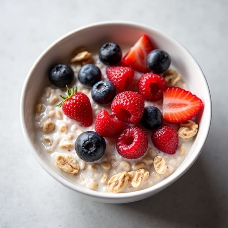 Creamy Berry Overnight Oats
