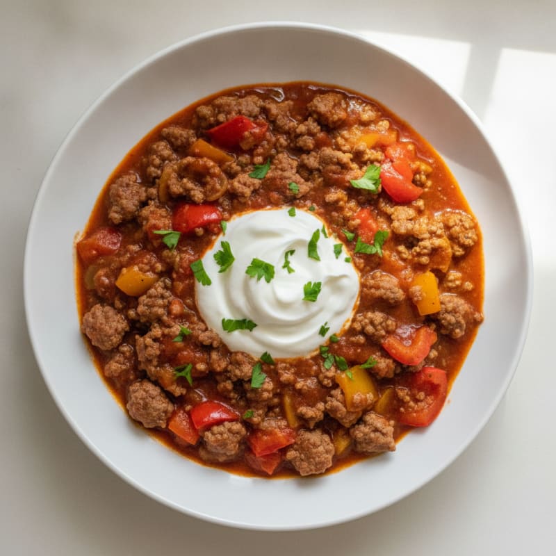 Hearty Beef and Paprika Goulash