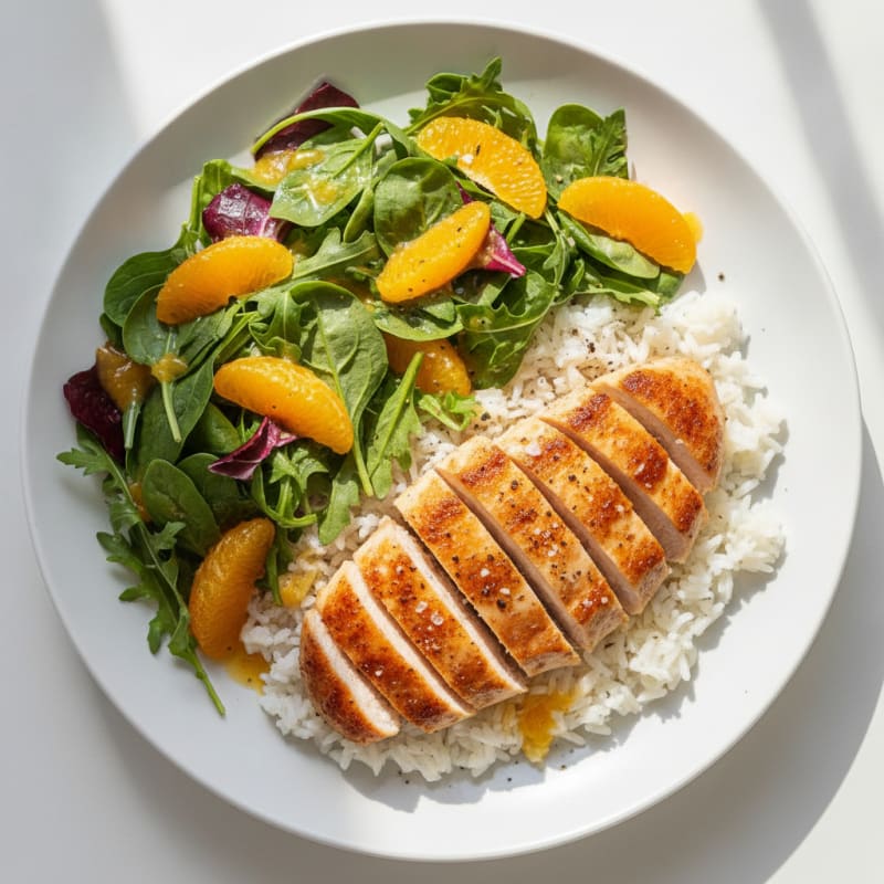 Pan-Seared Chicken with Citrus Salad