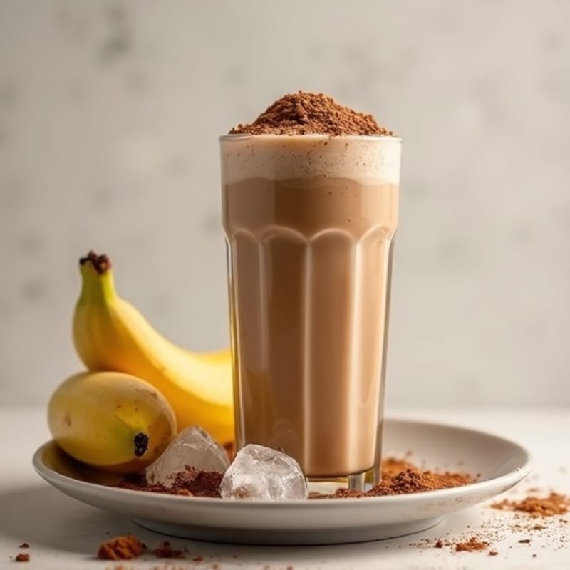 Creamy Mocha Coconut Protein Smoothie