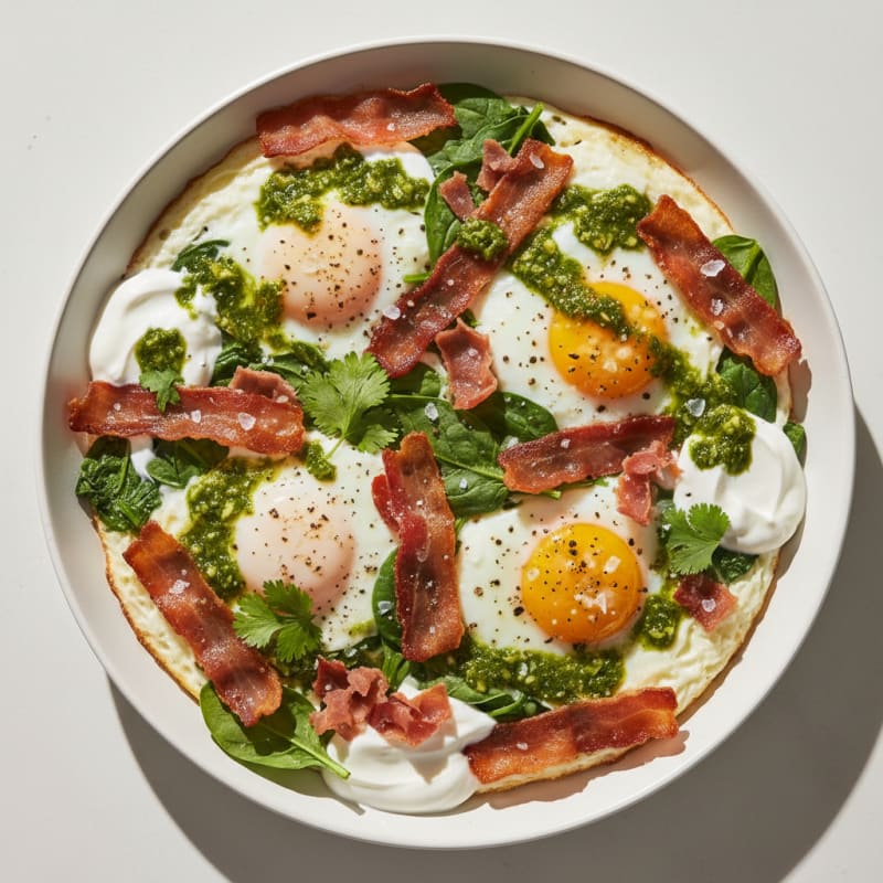 Crispy Prosciutto Baked Eggs