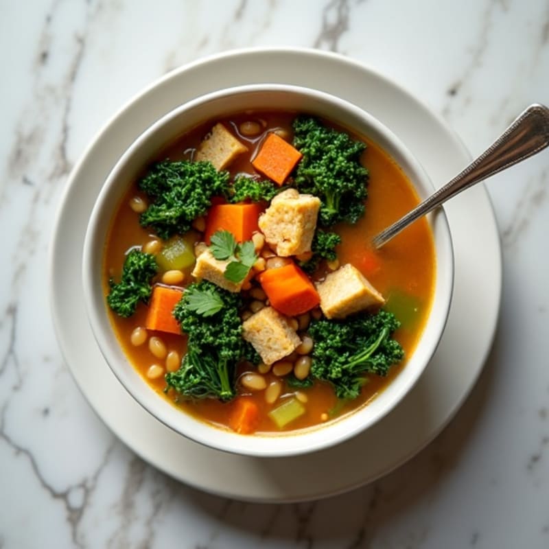 Hearty Kale and White Bean Soup
