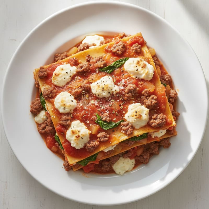 Classic Beef and Ricotta Lasagna