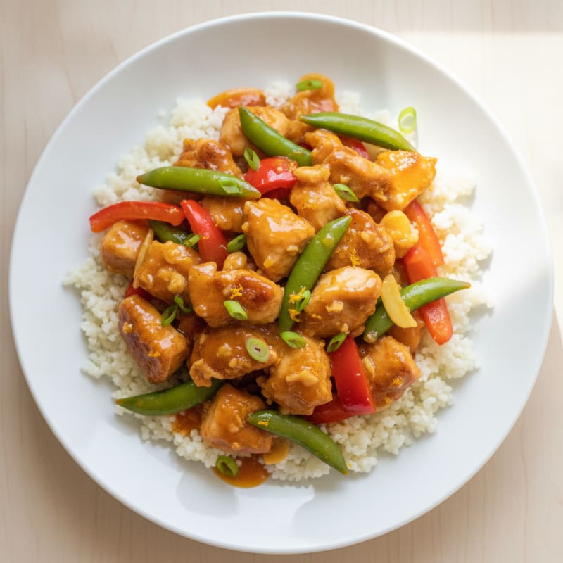 Orange Glazed Chicken Stir-Fry