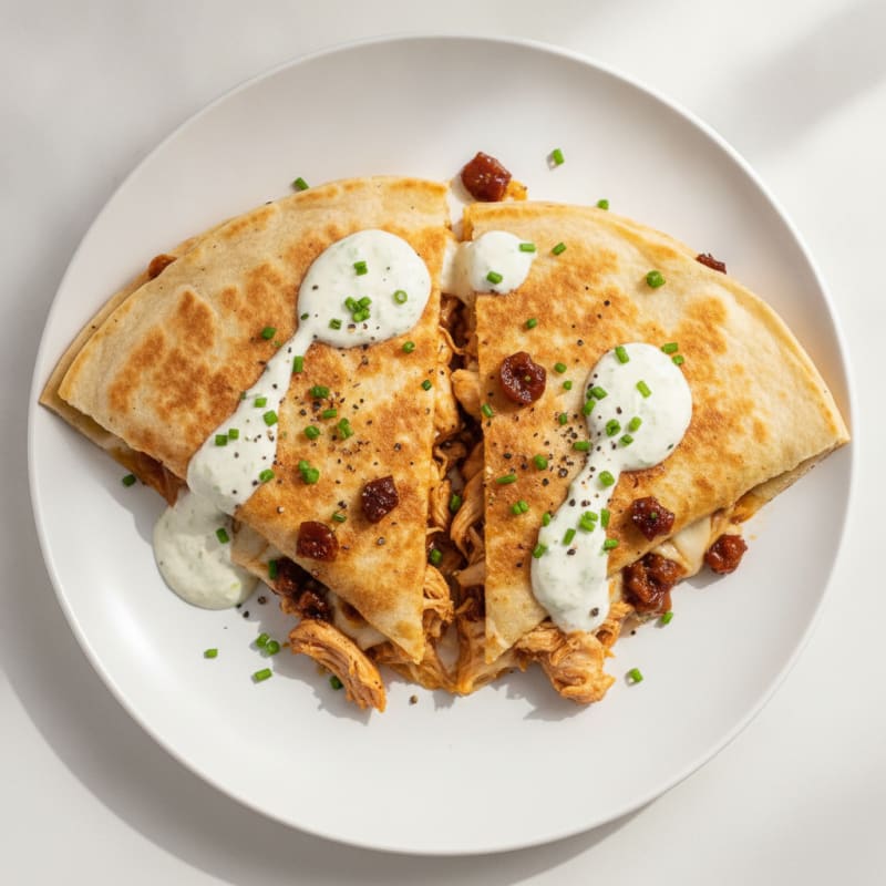 Honey Chipotle Chicken Quesadillas