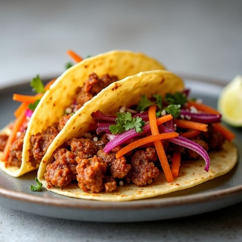 Slow-Cooked Crispy Pork Tacos with Fresh Slaw