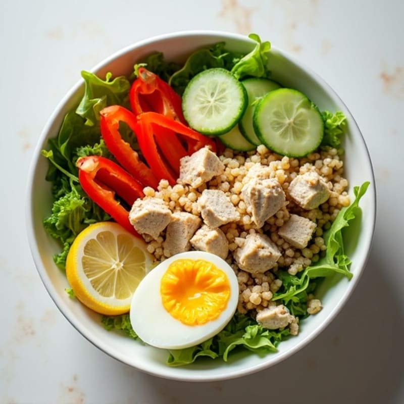 Lemon-Dill Tuna Protein Bowl