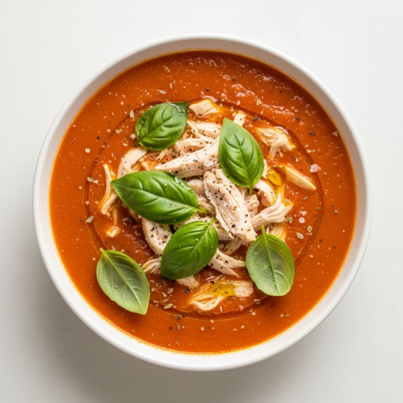 Creamy Roasted Tomato Basil Soup
