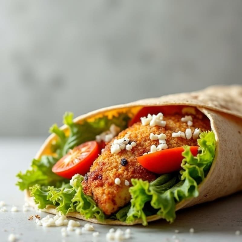 Crispy Chicken Caesar Wrap
