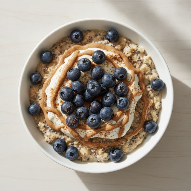 Blueberry Almond Oatmeal Bowl