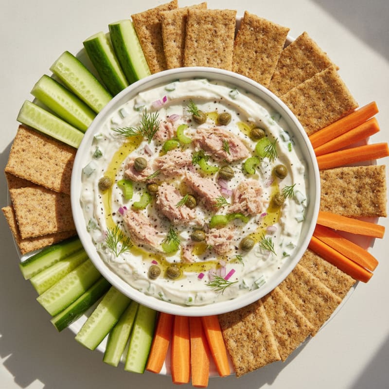 Creamy Tuna Dip with Capers