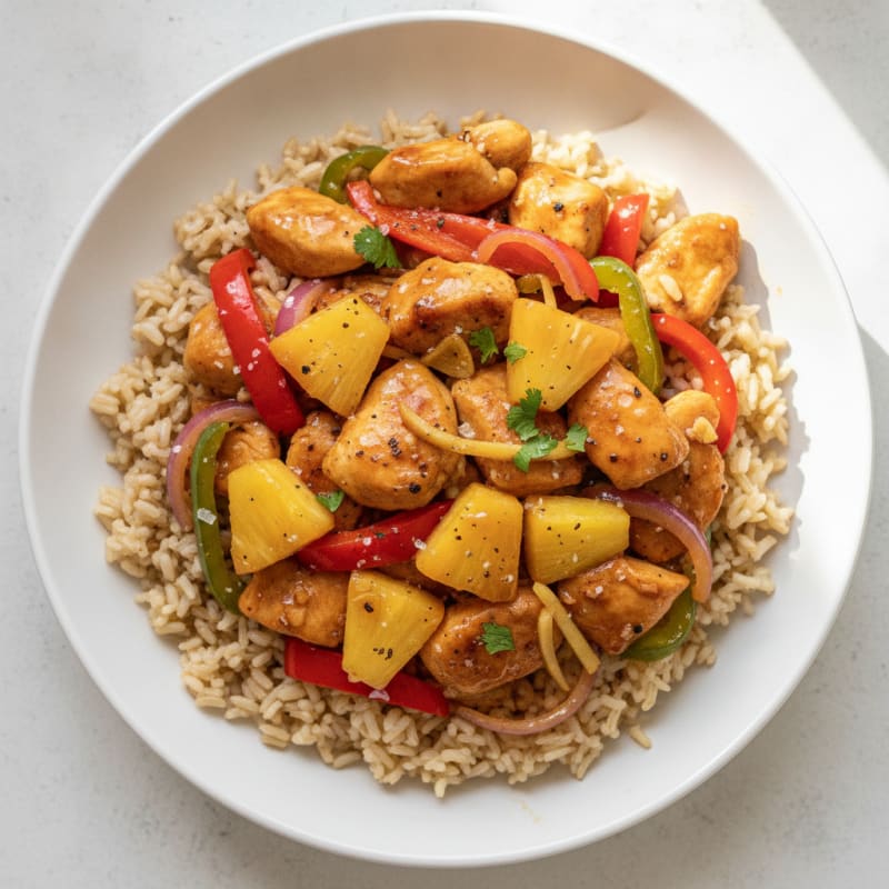 Sweet and Sour Chicken with Pineapple