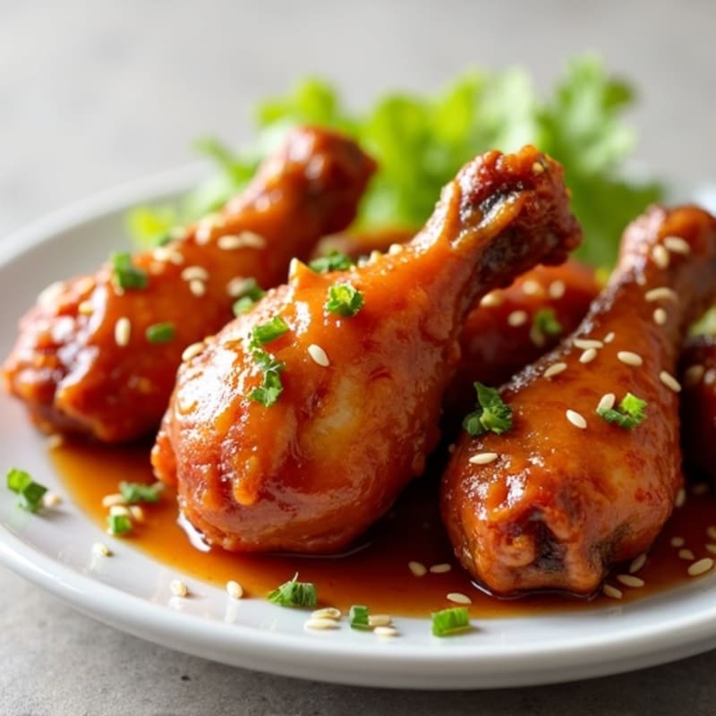 Crispy Baked Honey Garlic Chicken Wings