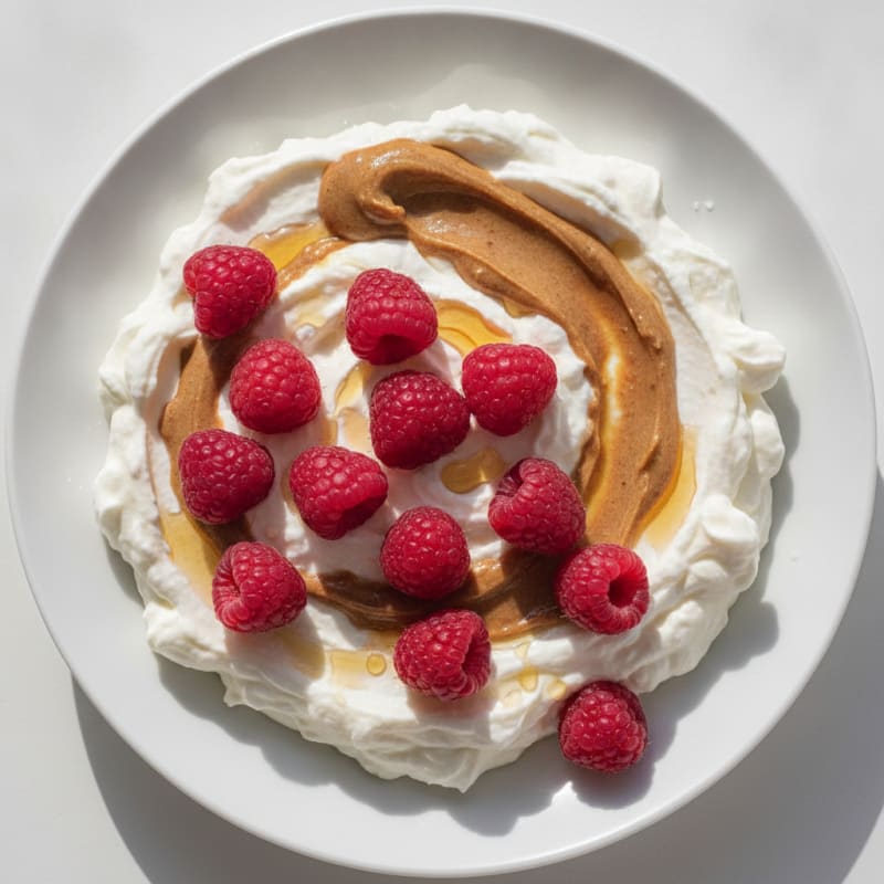 Silky Greek Yogurt Protein Mousse with Berries